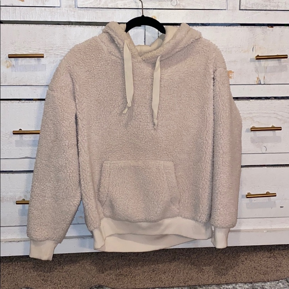 Fuzzy American eagle jacket